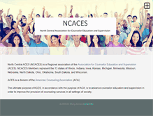 Tablet Screenshot of ncaces.org